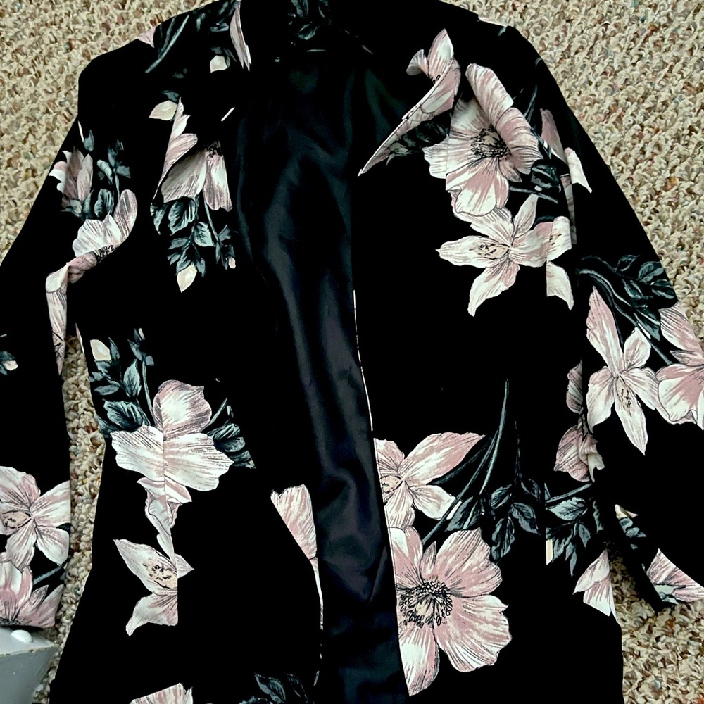 Floral blazer
